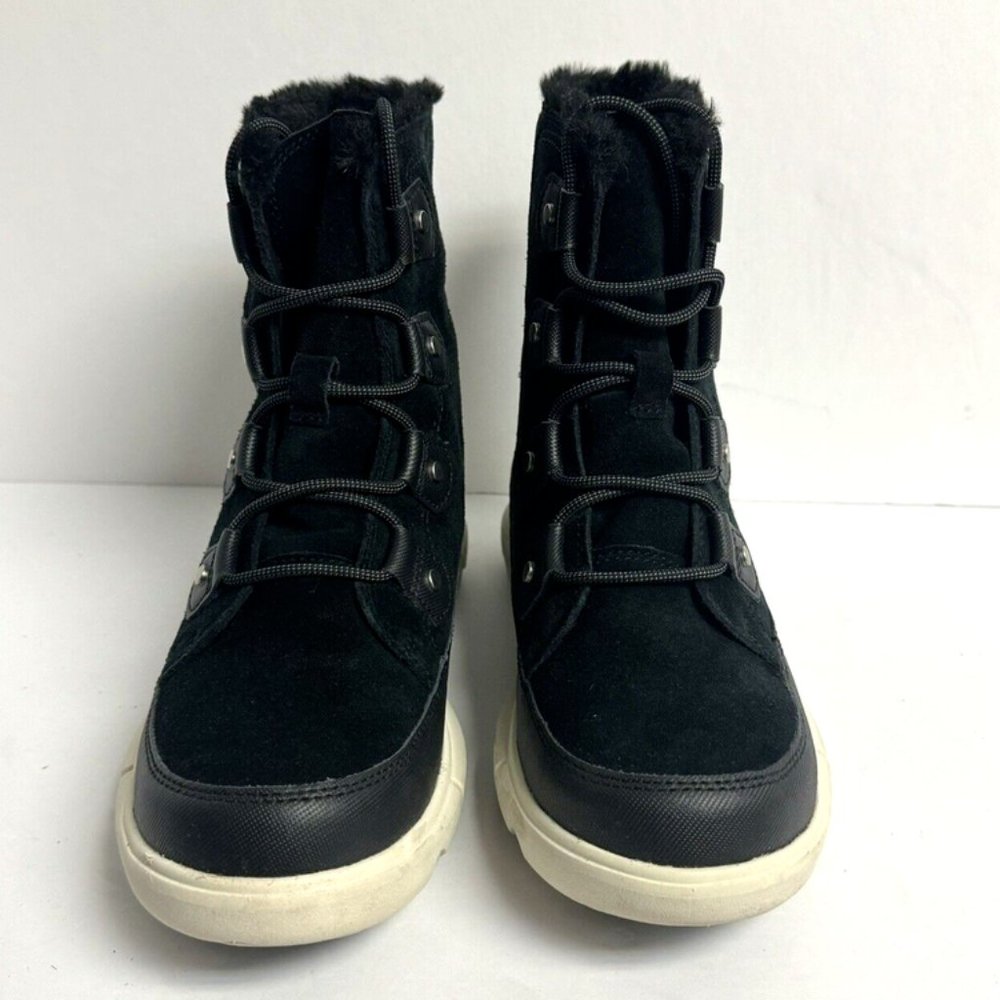 Sorel Womens Explorer II Joan Waterproof Boot Black Size 8 M - Picture 3 of 6